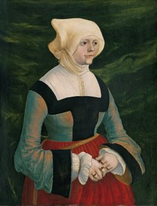Allemand : Bildnis einer jungen Frau Portrait d