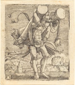 Hercule portant la colonne de Gadès - Albrecht Altdorfer
