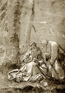 Sainte Famille dans la forêt
