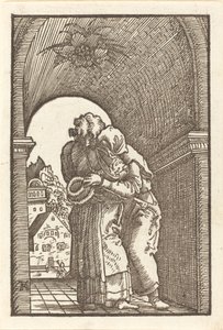 Joachim embrassant Anne