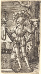 Chevalier en Armure avec Pain et Vin - Albrecht Altdorfer