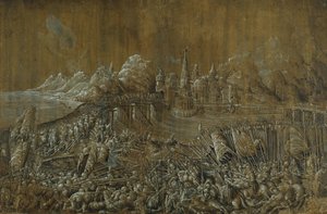 Landaknechten, bataille sur un pont