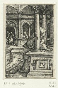 Marie cherche son fils dans la synagogue - Albrecht Altdorfer