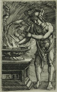Mucius Scaevola Brûlant sa main - Albrecht Altdorfer