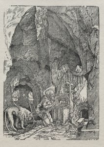 Saint Jérôme dans la grotte, vers 1513-1515 - Albrecht Altdorfer