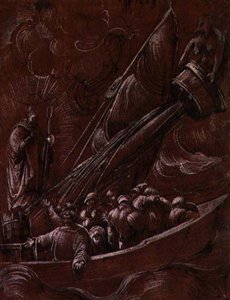Saint Nicolas de Bari réprimandant la tempête - Albrecht Altdorfer