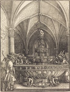 Le Repos pendant la fuite en Égypte à une fontaine - Albrecht Altdorfer