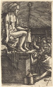 La Courtisane romaine (La Vengeance du magicien Virgile) - Albrecht Altdorfer