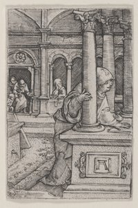 La Vierge cherchant Jésus dans le Temple - Albrecht Altdorfer
