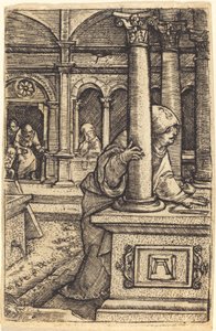 La Vierge cherchant Jésus dans le Temple - Albrecht Altdorfer