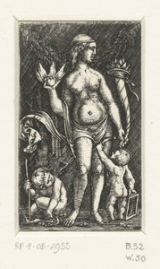 Vénus avec deux putti - Albrecht Altdorfer