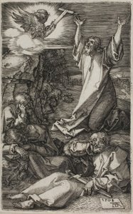 Agonie dans le jardin, de La Passion gravée - Albrecht Dürer