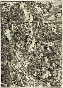 Agonie dans le jardin, de La Grande Passion - Albrecht Dürer