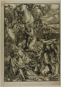 Agonie dans le jardin, de La Grande Passion - Albrecht Dürer