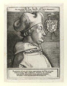Cardinal Albert de Brandebourg, 1523 - Albrecht Dürer