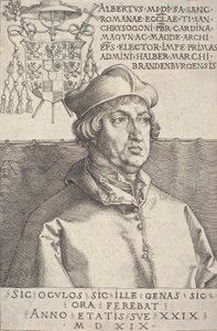 Cardinal Albrecht de Brandebourg, 1519 - Albrecht Dürer