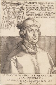 Cardinal Albrecht de Brandebourg; ou Le Petit Cardinal - Albrecht Dürer