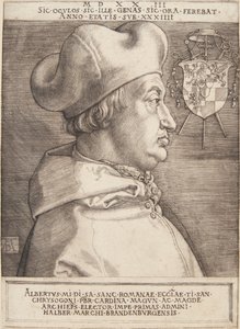 Cardinal Albrecht de Brandebourg; ou le Grand Cardinal - Albrecht Dürer