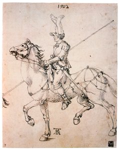 Cavalier avec lance, 1502 - Albrecht Dürer