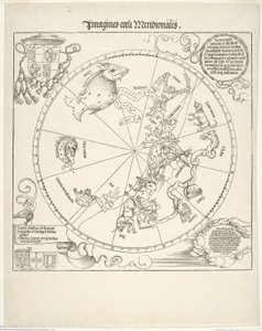 Carte céleste du ciel austral (Imagines coeli meridionalis)
