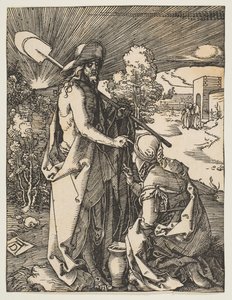 Le Christ apparaissant à Marie-Madeleine, de La Petite Passion - Albrecht Dürer
