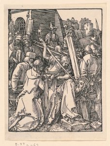 Christ portant la croix, de la série La Petite Passion - Albrecht Dürer