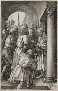 Christ devant Pilate, de La Passion gravée - Albrecht Dürer