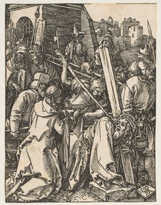 Christ portant la croix, de La Petite Passion, vers 1509 - Albrecht Dürer