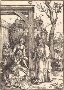 Christ prenant congé de sa mère