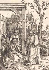 Le Christ prenant congé de sa mère, vers 1504-1505 - Albrecht Dürer