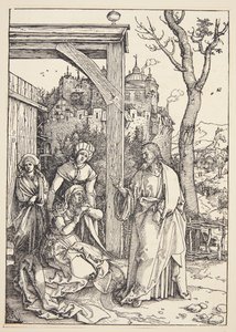 Le Christ prenant congé de sa mère - Albrecht Dürer