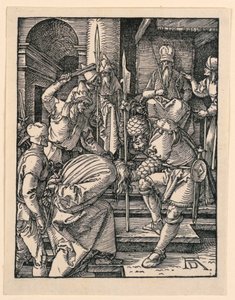 Le Christ devant Anne, de la série La Petite Passion - Albrecht Dürer