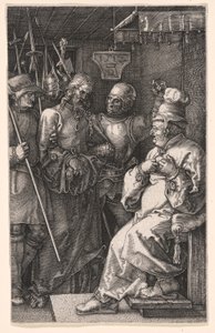 Le Christ devant Caïphe, extrait de La Passion gravée - Albrecht Dürer