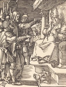 Christ devant Caïphe - Albrecht Dürer