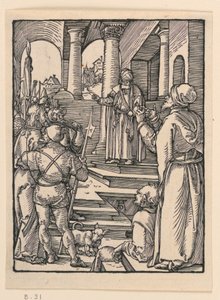 Le Christ devant Pilate, de la série La Petite Passion