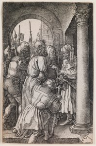 Christ devant Pilate, de la série « La Passion Gravée » - Albrecht Dürer