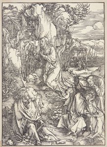 Le Christ au Mont des Oliviers - Albrecht Dürer