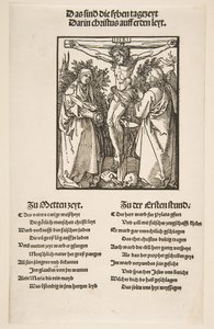 Christ en croix entre la Vierge et Saint Jean première feuille de deux, 1510