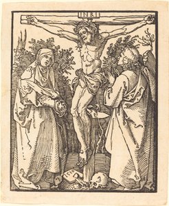 Le Christ en croix avec Marie et Saint Jean