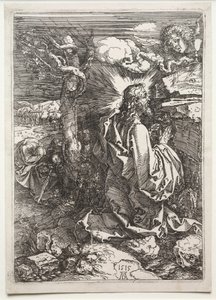 Le Christ au mont des Oliviers - Albrecht Dürer