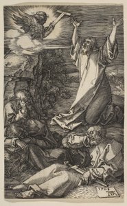 Christ au Mont des Oliviers, de La Passion, 1508 - Albrecht Dürer