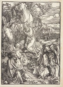 Le Christ au mont des Oliviers - Albrecht Dürer