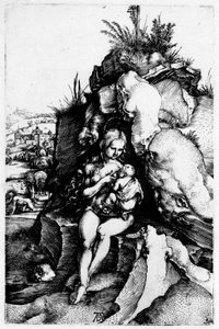 French : La pénitence de Saint Chrysostome The Penance of St. John Chrysostom - Albrecht Dürer