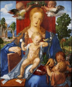 Allemand : Die Madonna mit dem Zeisig The Madonna with the Siskin - Albrecht Dürer