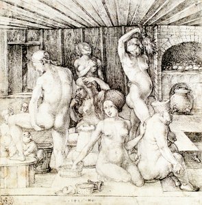 Allemand : Frauenbad Le bain des femmes - Albrecht Dürer