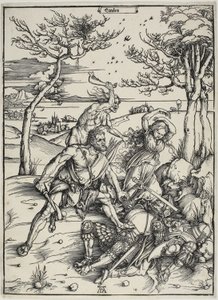 Hercule conquérant les jumeaux Molionides - Albrecht Dürer