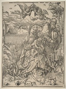 Sainte Famille avec les trois lièvres - Albrecht Dürer