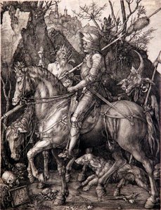 Le chevalier, la mort et le diable - Albrecht Dürer