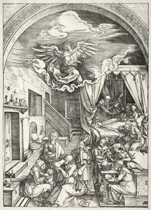 Vie de la Vierge : Nativité de la Vierge, 1504-1505