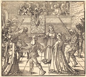 Danse Masquée avec Torches - Albrecht Dürer